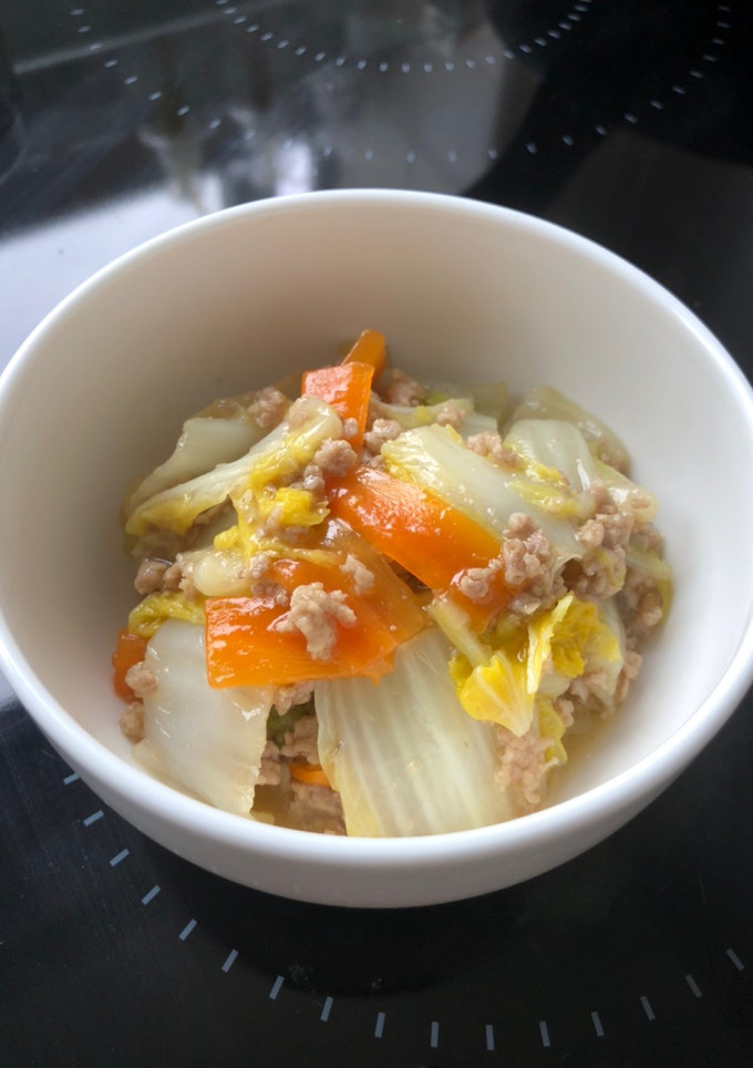 白菜とひき肉の中華風あんかけ-レシピのメイン写真