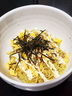 手抜き時短 野菜なし炒り卵の冷やし中華-レシピのメイン写真