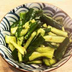 รูปของ すぐできて美味しい きゅうりのピリ辛