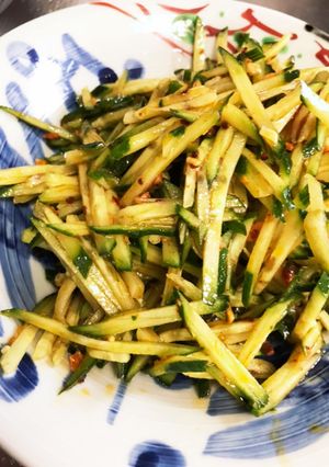 きゅうり大量消費!ラー油和え-レシピのメイン写真