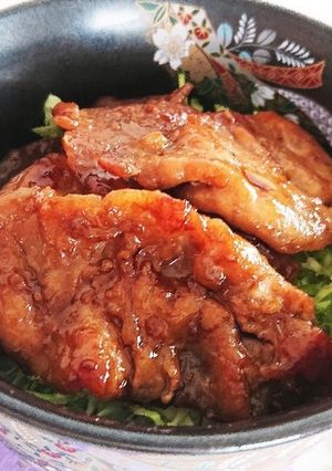 すき焼きのたれで簡単豚丼♪-レシピのメイン写真