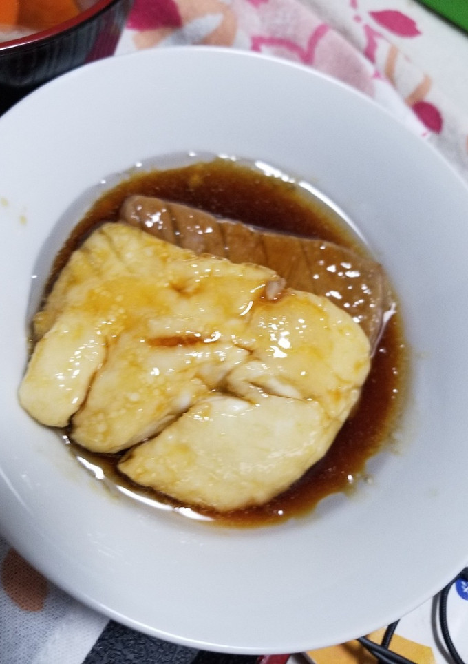 タイとマグロの煮付け-レシピのメイン写真