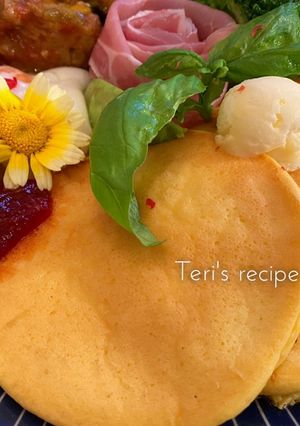 低糖質グルテンフリー豆腐スフレパンケーキ-レシピのメイン写真