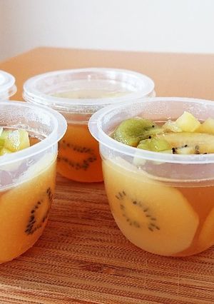 ゼスプリ紅茶キウイゼリー-レシピのメイン写真