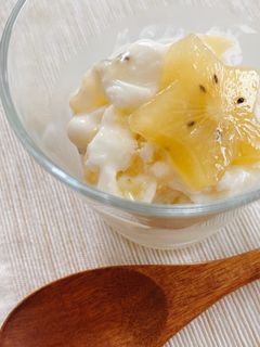超簡単*キウイのフローズンヨーグルト-レシピのメイン写真