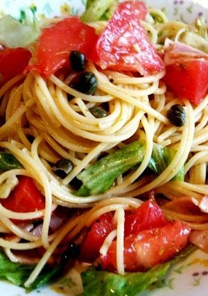 簡単♡BLTの冷製ジェノベーゼパスタ♪-レシピのメイン写真