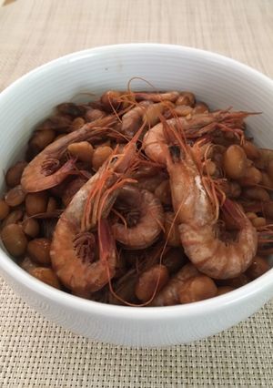 カワツエビと大豆の煮物-レシピのメイン写真
