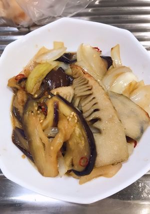 なすタケノコ玉ねぎ-レシピのメイン写真