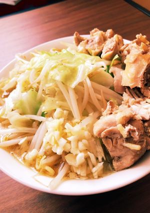 二郎ラーメン風さっぱりポン酢-レシピのメイン写真