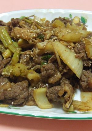 節約☆スピード！牛肉の野菜炒め☆-レシピのメイン写真