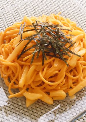 濃厚なウニとイカのパスタ-レシピのメイン写真