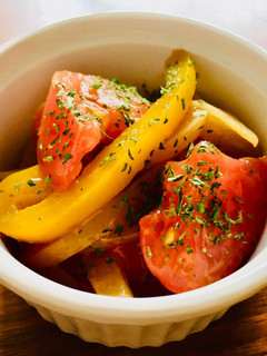 パプリカ新玉ねぎトマトのカレーマリネ-レシピのメイン写真