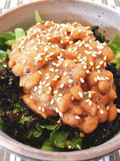 ダイエット♡オートミールで納豆サラダ丼♡-レシピのメイン写真
