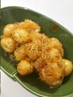 新じゃがの小芋のバターニンニク醤油炒め-レシピのメイン写真