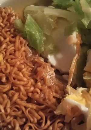 鍋で作る⭐️野菜たっぷり即席ラーメン-レシピのメイン写真
