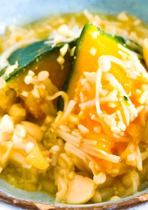 簡単ヘルシー☆カボチャの大豆あんかけ-レシピのメイン写真