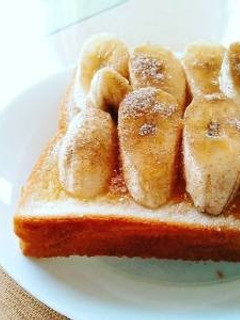 朝ごはんにバナナトースト-レシピのメイン写真