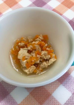 豆腐ハンバーグのアレンジ☆7～8か月-レシピのメイン写真
