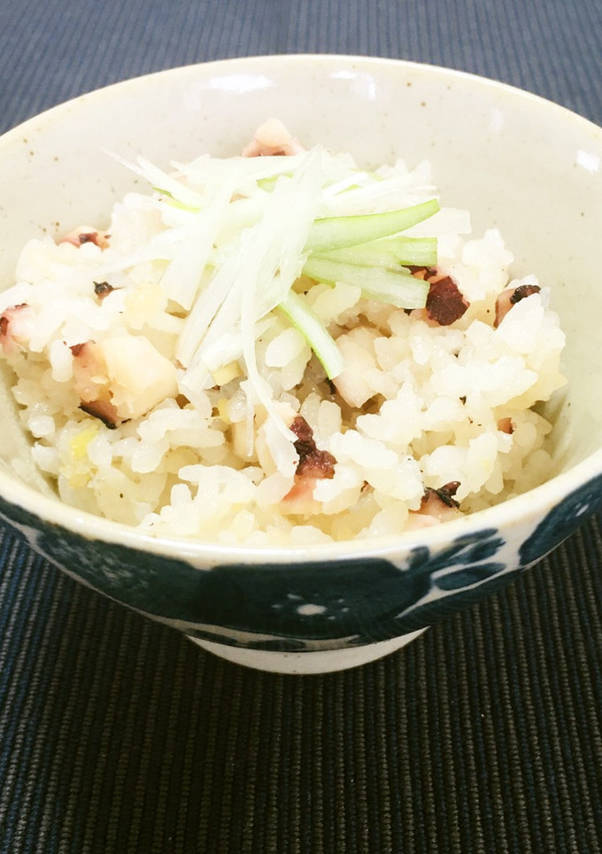炊飯器で炊くだけ　たこ飯-レシピのメイン写真