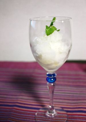 にごり酒のグラニテ-レシピのメイン写真