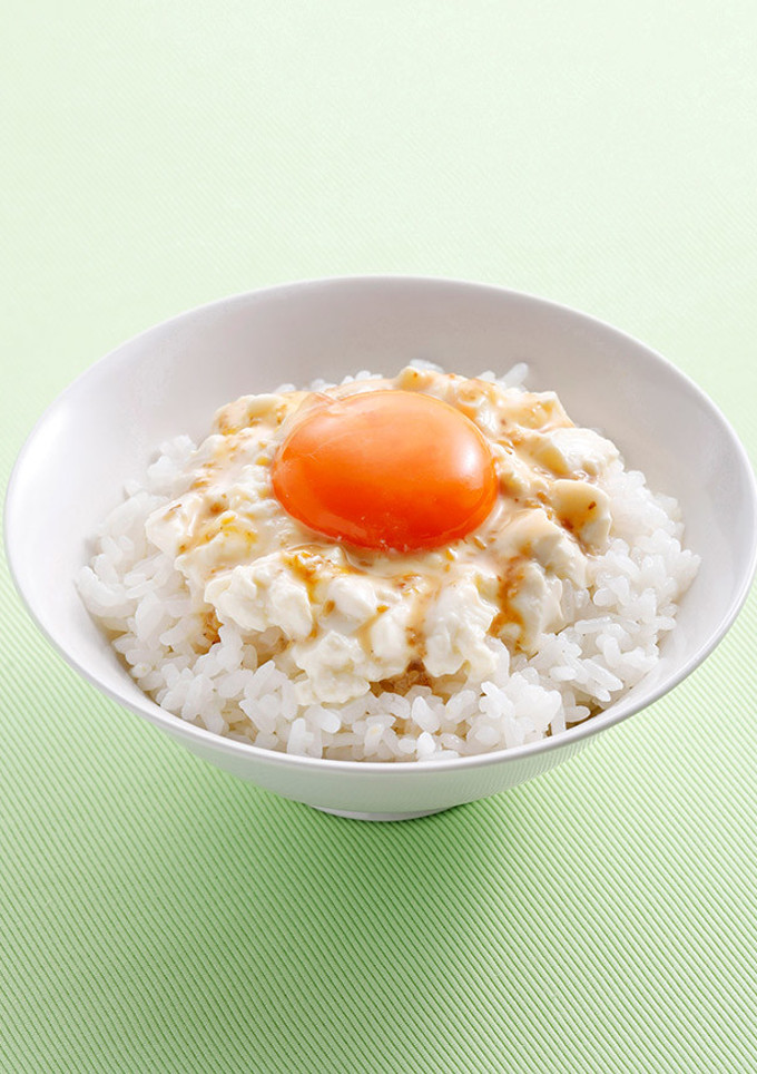 深煎りごまと豆腐の卵かけごはん-レシピのメイン写真