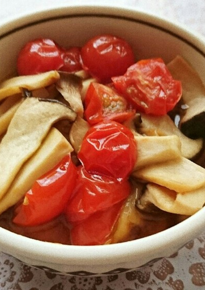 ミニトマトとエリンギの炒めマリネ-レシピのメイン写真