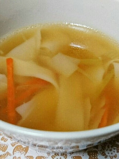 餃子の皮と野菜の中華スープ-レシピのメイン写真