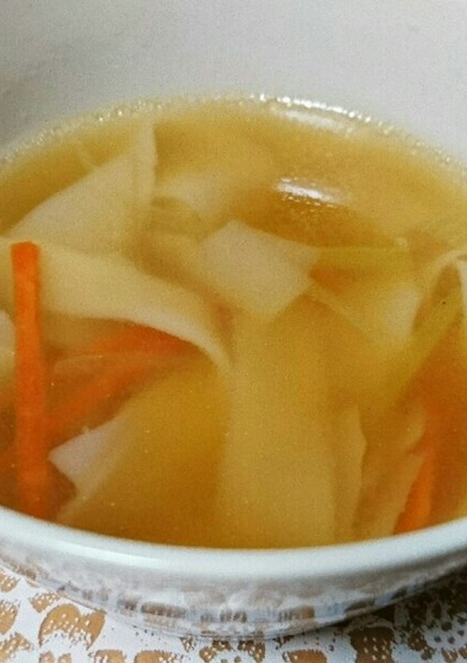 餃子の皮と野菜の中華スープ-レシピのメイン写真