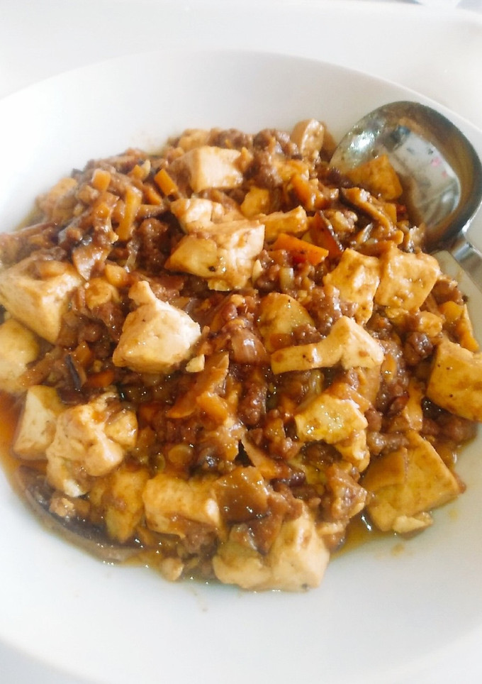 粗挽き肉が旨いｯ！コク旨麻婆豆腐-レシピのメイン写真