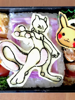 キャラ弁☆ミューツー-レシピのメイン写真