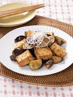 なすと厚揚げの黄金照り焼き-レシピのメイン写真