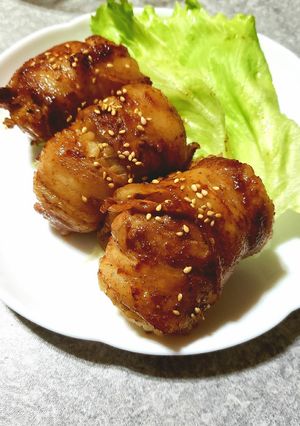 懐かしの肉巻きおにぎり-レシピのメイン写真