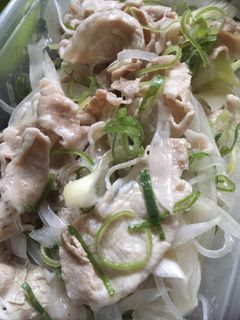 豚しゃぶのネギネギサラダ-レシピのメイン写真