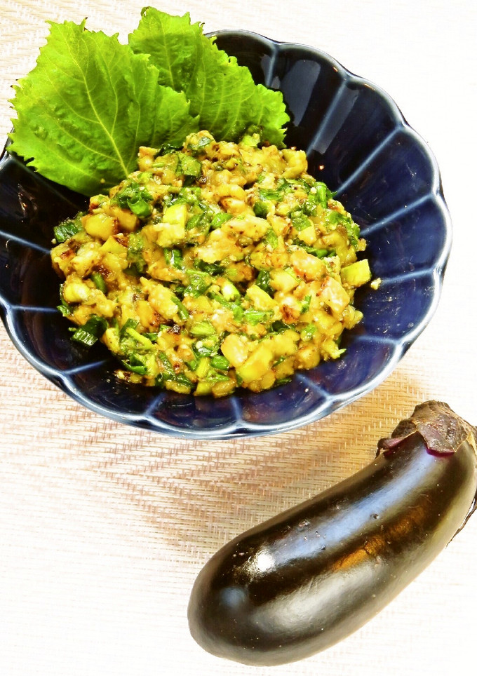☺野菜のおつまみ☆簡単♪なすのなめろう☺-レシピのメイン写真