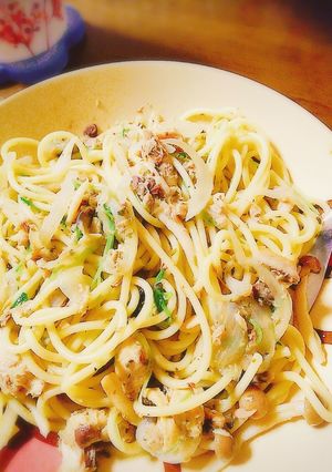 サバ缶のジェノベーゼ-レシピのメイン写真