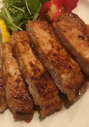 豚ロースの漬け焼き(塩麹味噌)-レシピのメイン写真