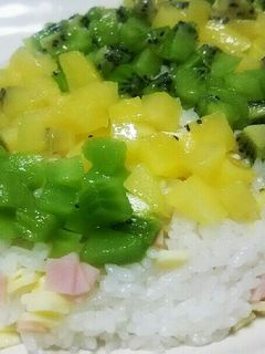 キウイのちらし寿司-レシピのメイン写真