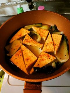 ヨウサマの減塩厚揚げとチンゲン菜の煮浸し-レシピのメイン写真