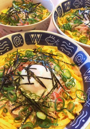 再現!月見ツナマヨ丼-レシピのメイン写真
