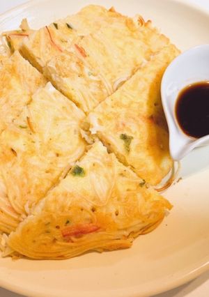 余った素麺で＊素麺チヂミ-レシピのメイン写真
