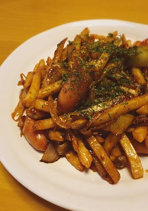冷凍ポテトのケチャップ炒め-レシピのメイン写真