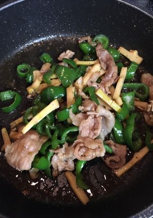 簡単美味しい！筍とピーマンで青椒肉絲風☆-レシピのメイン写真