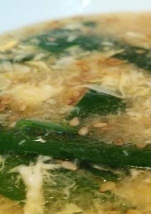 ニラと卵の中華スープ-レシピのメイン写真