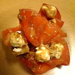 รูปของ トマトとクリームチーズのお浸し♪