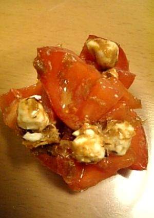 トマトとクリームチーズのお浸し♪-レシピのメイン写真