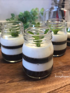 しましまコーヒー寒天-レシピのメイン写真