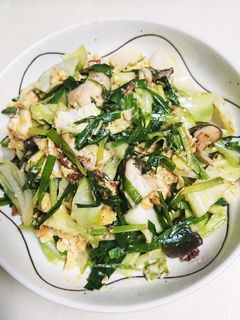 残り野菜と炒り卵のマヨネーズ炒め-レシピのメイン写真