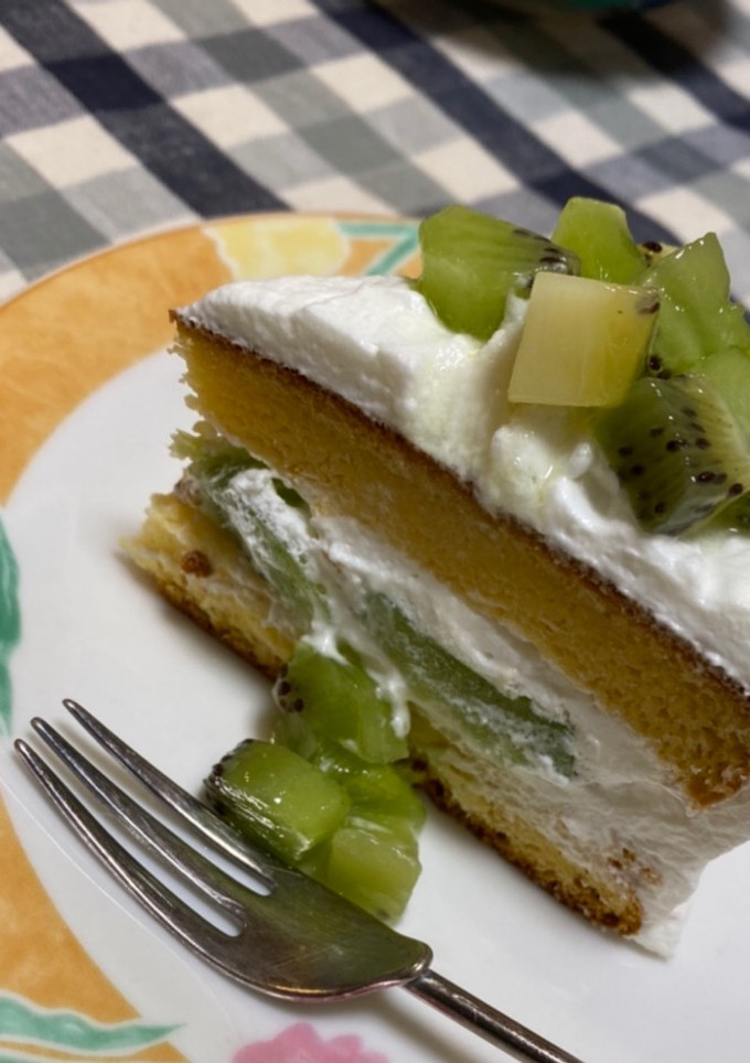 ふわふわもちもち！？キウイのケーキ-レシピのメイン写真