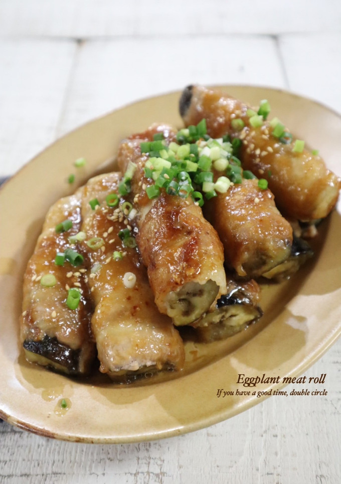 なすのしょうが味噌肉巻き-レシピのメイン写真