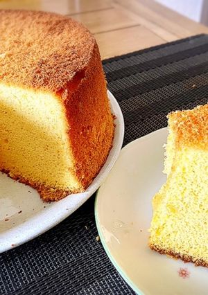 米粉のレモンシフォンケーキ（21cm型）-レシピのメイン写真